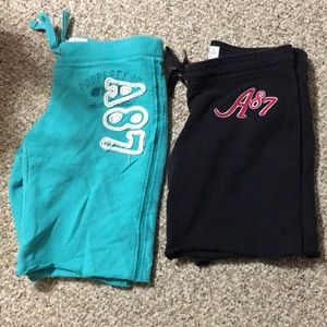 2 pack of cotton Aeropostale shorts